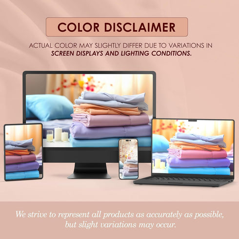 Premium 1800 Hotel Quality Wrinkle-Resistant 4-Piece Microfiber Sheet Set - Luxury Ultra Soft and Breathable Bedding 16 Inch Deep Pocket 4PC Sheet...