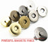 MYUBWTF 20 Set Magnetic Button Clasp Snaps, 3/4“ Purse Magnetic Bag Fastener Clasp, Magnetic Button Replacement Kit for Sewing, Craft, Purses, Bag...
