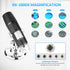 Handheld Digital Microscope Wireless Portable for Kids Adults 50x-1000x Magnification with 360 Rotate Stand Compatible with iOS/Android iPhone, iP...