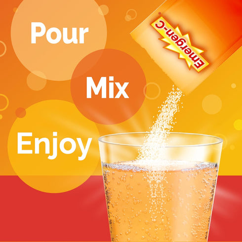 Emergen-C Citrus-Ginger Fizzy Drink Mix, Turmeric and Ginger, Immune Support, Natural Flavors with High Potency Vitamin C, 18 Count...