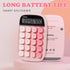 Mechanical Switch Calculator,Pink Calculator Cute 10 Digit Large LCD Display and Buttons,Calculator with Large LCD Display Great for Everyday Life...