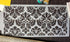 Designer Stencils C405 Damask Cake Tier 5 Cake Stencil, Beige/semi-transparent 3.1" x 13.5"...