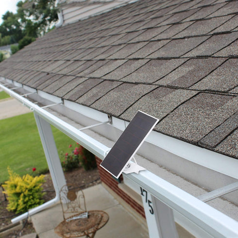 2Pack Gutter Mount Compatible with Arlo Essential Solar Panel, Arlo Pro/Arlo Pro2/Arlo Ultra/Pro3 Solar Panel, Perfect Angle to Get Adequate Sunli...