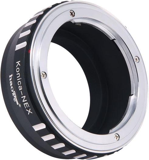 Haoge Manual Lens Mount Adapter for Konica AR Mount Lens to Sony E Mount NEX Camera as a3000 a3500 a5000 a5100 a6000 a6400 a6500 A7 A7R A7S A7II A...
