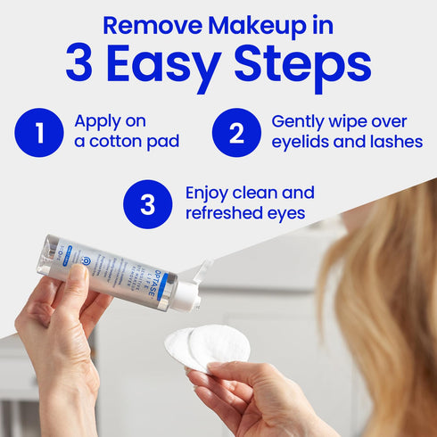 Optase Life Sensitive Eye Makeup Remover – Gentle & Effective for All Skin Types - Breakthrough Innovation vs Traditional Micellar Water - 100ml...