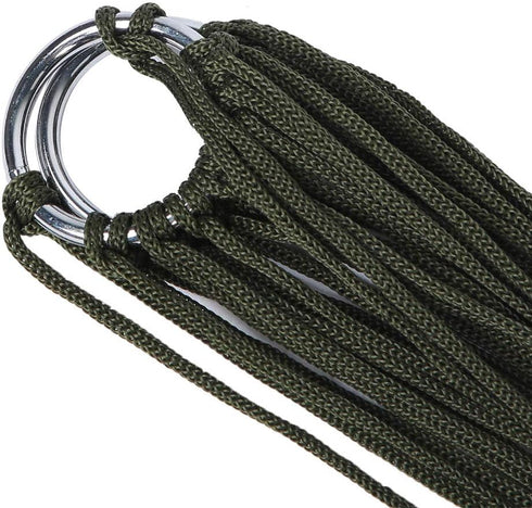 Hammock, Outdoor Nylon Mesh Rope Hammock Comfortable Hanging Bed for Outdoor Camping...