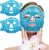 Hot & Cold Mask Therapy for Migraine,Gel Beads Face Puffy Dark Circles Bags Eyes, Relief Pain Pain Relief, Puffiness, Sinus Pressure Acne Headache...