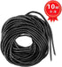 33FT XHF 5/16" Spiral Cable Wrap 8mm(Wrapping Range:6mm-60mm) Cord for Computer Electrical Wire Organizer Sleeve Hose RoHS Black...
