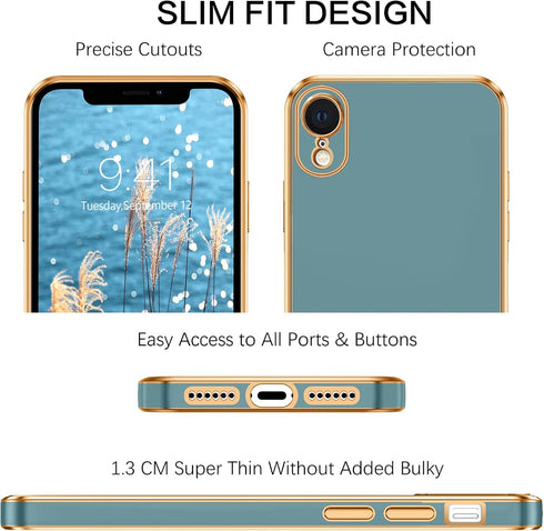 VENINGO iPhone XR Case, Phone Cases for iPhone XR, Slim Fit Soft TPU Rubber with Adjustable Wristband Kickstand Scratch Resistant Shockproof Prote...