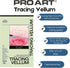 PRO ART Tracing Vellum Paper Pad, 11-inch x 17-inch, 50 Sheet Tape Bound Pad...