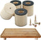 Feet for Cutting Board, Non Slip Feet Wooden Foot, Self Adhesive Feet for Cutting Board Appliance...