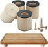 Feet for Cutting Board, Non Slip Feet Wooden Foot, Self Adhesive Feet for Cutting Board Appliance...
