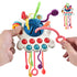 Baby Toys 6-12-18 Months Baby Sensory Toys Silicone Pull String Toys Montessori Toys for Toddlers...