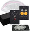 Black Earring Display Cards with 100Pcs Earring Holder Cards, 200 Pcs Ear Backs and 100Pcs Jewelry Packaging Bag for Earrings Necklace Jewelry Dis...