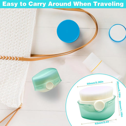 2Pcs Sunscreen Applicator for Kids, Sunscreen Brush Sunblock Applicator for Kids, Sun Lotion Applicator Kids Sunscreen Applicator with Protective ...