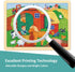24 Piece Puzzles for Kids Ages 3-5 with Picture Underneath, Unique Shape Jigsaw Pieces Wooden Jigsaw Puzzle for 2 3 4 Year Old, Farm Animals Presc...
