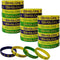 48 Pack Mardi Gras Party Favors Rubber Bracelets - Carnival Birthday Party Supplies Decorations Goodie Bag Stuffers Fillers Silicone Wristbands...