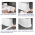 Self-Adhesive Caulk Tape - Waterproof Sealing Tape for Kitchens, Bathrooms, Toilets, and Showers - Easy to Apply, Flexible PVC Sealant Tape, White...