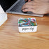 Creamic Farmhouse Paper Clip Holders for Desk 3.3-Inch (White)...