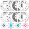 Eli with Love Baby Closet Dividers (Boho) Fits 1.5" Rod - Set of 8 Baby Clothes Dividers Organize Nursery Hangers Size/Age...