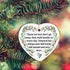 Memorial Ornament Ceramic Heart Shaped Memorial Gift for Loss of Loved One, Sympathy, Condolence, Bereavement, Grief, Mother, Father, Memorial Day...