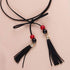 5mm Suede Cord, 50 Yards Suede Lace Faux Leather Cord for Bracelet Necklace Beading DIY Crafts Thread(Black)...