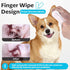 OBSEDE Dog Ear Wipes - Wider Ear Finger Cleaner Grooming Kit Care for Dogs and Cats Regular Soothing Odor Control Reduce Dirt Wax Build Up Pet Sup...