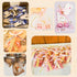 100 Pack 7x9 Inch Moon Star Organza Jewelry Gift Pouch Candy Pouch Drawstring Wedding Favor Bags MS17 (royalblue)...