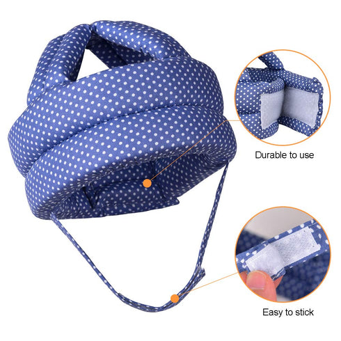 Baby Helmet & Baby Knee Pads for Crawling,Infant Helmet & Walking Baby Helmet?for Age 6-36 Months,Blue Dots(A(A)...
