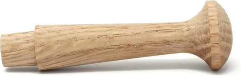 Oak 2.5-Inch Medium Unfinished Shaker Pegs Includes Tenon Length of 3/8-Inch (25-Pack)...