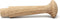 Oak 2.5-Inch Medium Unfinished Shaker Pegs Includes Tenon Length of 3/8-Inch (25-Pack)...