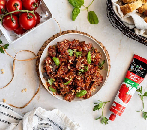 Tuscanini Organic Italian Tomato Paste Tube 4.6oz | Double Concentrated, 100% Italian Tomatoes, All Natural, NON-GMO, Kosher...