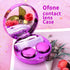 Contact Lens Case, Bling Constellations Contact Cases with Tweezers Remover Tool Mirror Solution Bottle Contact Lenses Storage Container Kit for T...