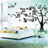 Large Family Tree Wall Deccor for Living Room, DIY Black Photo Frame Wall Decor Sticker Decal Art Décor for Living Room Home Decor(Black Tree)...