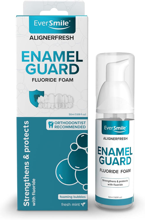 EverSmile AlignerFresh Enamel Guard Aligner Cleaner and Whitener, Aligner Cleaner Foam with Enamel Protection, Strengthens and Protects Teeth, Cle...