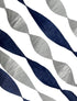 Navy Blue and Silver Metallic Crepe Paper Streamers, 4 Rolls Total...