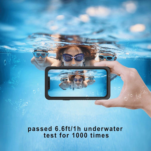 Lanhiem for iPhone 12 Pro Max Case, IP68 Waterproof Dustproof Shockproof Case with Built-in Screen Protector, Full Body Underwater Protective Clea...