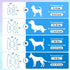 Dog Grooming Hammock for Dogs & Cats - Cat Hanger Sling Restraint Bag with Pet Nail Clipper Trimmer, Pet Grooming Harness for Nail Trimming/Clippi...