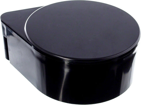 Greenco 3 Tier Bar Glass Rimmer Dish Set for Margarita Drink & Cocktail, Margarita Salt Rimmer, Black - Great For Cocktails Glasses - Bar Accessor...