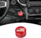 for RAM Gear Shift Knob Cover Trim Ring Aluminum Red for Dodge RAM 2018-2023 Red Interior Accessories, America Flag...
