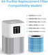 A1 Air Purifier Filters Wildfire Smoke Replacement Filter Compatible with VEWIOR Air Purifier A1 A1W HQSC-50 HQKJ-80, AMEIFU AP01W, KOIOS HQKJ-50 ...