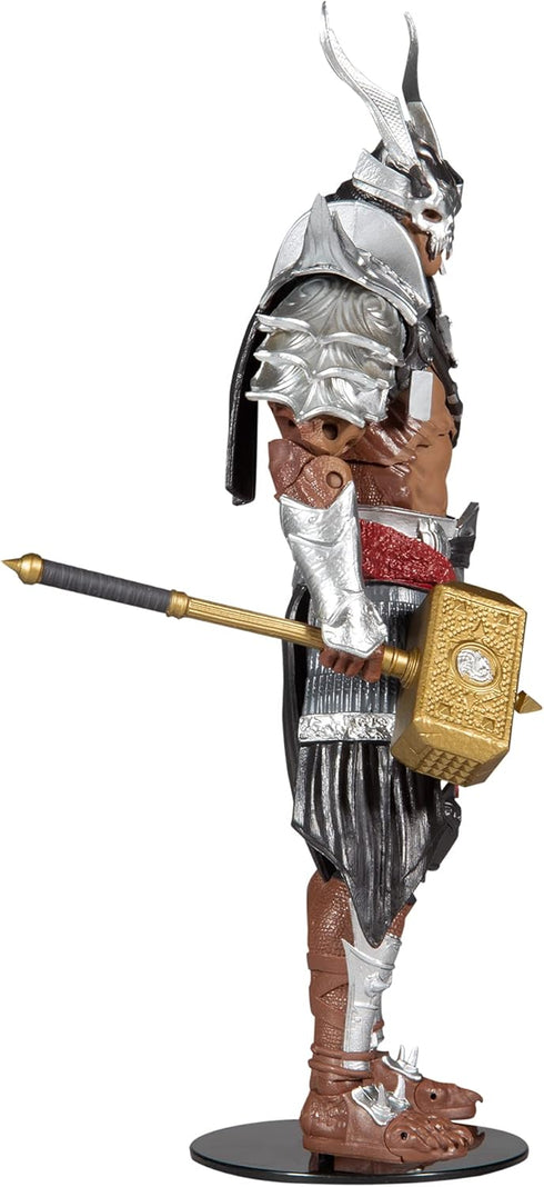 McFarlane Toys Mortal Kombat Shao Kahn (Platinum Kahn) 7" Action Figure with Accessories...
