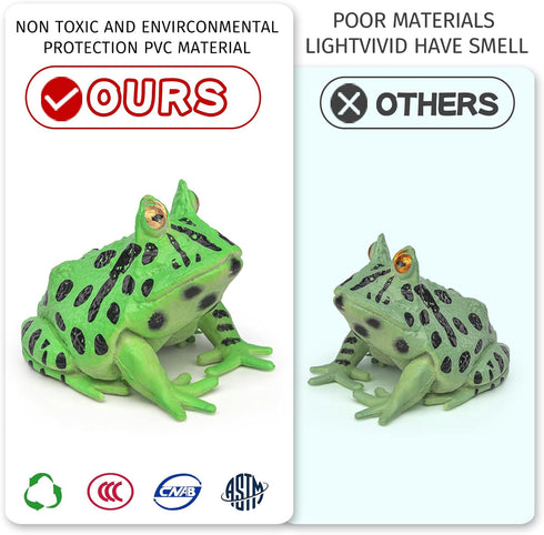 Fantarea Frog Animal Life Cycle Model Figure 5 PCS Horned Frog Growth Model Classroom Accessories Party Decoration Educational Development Toys fo...