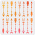 16 Arrows Stencil Feather Arrow Stencil Directional Arrow Sign 11.8×11.8inch Reusable DIY Arrows Template for Farmhouse Furniture Wood Sign Walls ...