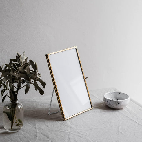 Jersvimc 4Pcs Silver Frame Easel Back Stand, Iron Picture Holder Stand Metal Photo Easel Stand Cardboard Easel Backs with Screwdriver and Screws f...