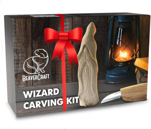 BeaverCraft Whittling Kit for Beginners, Wood Carving Kit for Beginners - Wood Carving Tools Woodworking Kit for Adults and Teens - Whittling Knif...