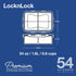 LOCK & LOCK Easy Essentials Food Storage lids/Airtight containers, BPA Free, 54 Ounce, Clear...