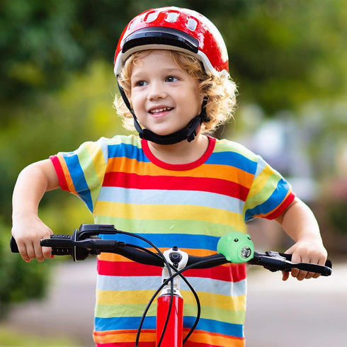 Kids Bike Lights for Night Riding, Girls Bike Horn Lights, Rechargeable Bike Headlight and Tail Light Set, Scooter Light for Adults, 120dB Speaker...