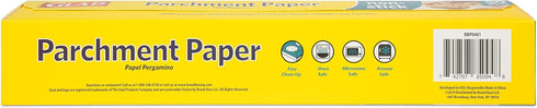 Glad Parchment Paper for Baking | Rolled Parchment Paper for Baking and Food Storage | 50 Square Feet White Parchment Baking Paper from Glad for E...