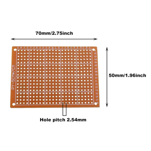 The Lord of the Tools 15Pcs PCB Prototype Boards Universal PCB Board Double Side Prototyping Board Circuit Boards Perfboards Electrical Accessorie...